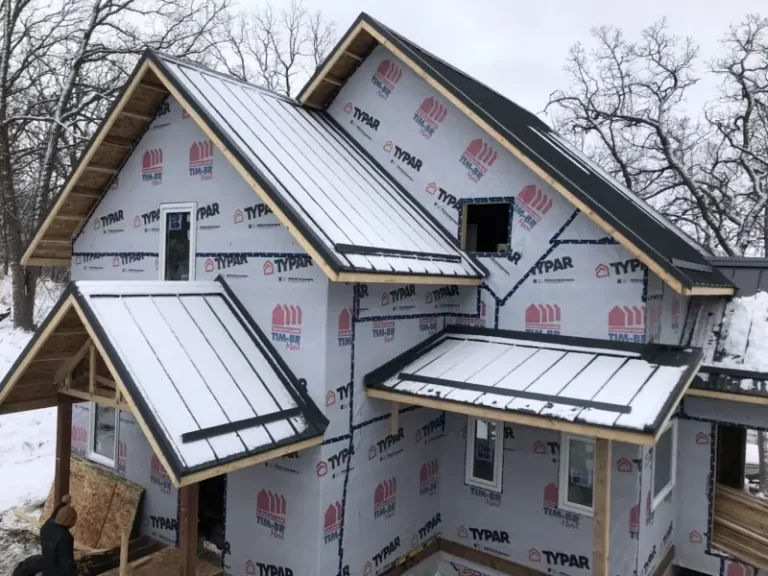 an uncompleted house